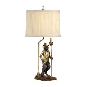 Wildwood Lamps 60009 Fancy 1 Light Table Lamps in Hand Antiqued Brass 