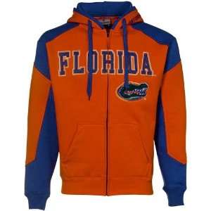  Florida Gators Orange Royal Blue Challenger Full Zip Hoody 