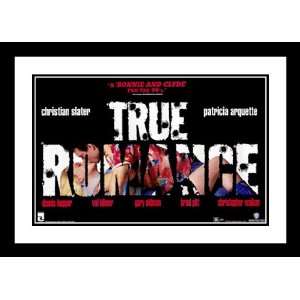  True Romance 32x45 Framed and Double Matted Movie Poster 