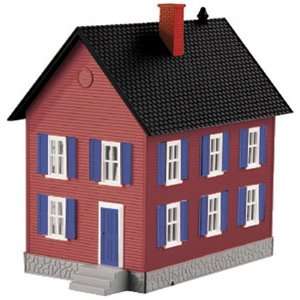  O Row House #1, Red/Dark Blue Toys & Games