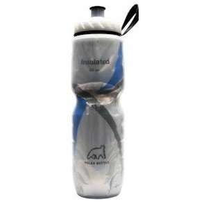  Polar Water Bottle 24Oz Insulated White/Blue Sports 
