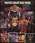 1989 L.C Greenwood photo Miller Lite Beer photo ad  