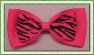   BABY TODDLE HAIR BOW CLIP LARGE LEOPARD ALLIGATOR CLIP HAIRPIN  