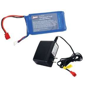  7.4V 1000mAh 2Cell LiPo/Charger Combo Promo Toys & Games