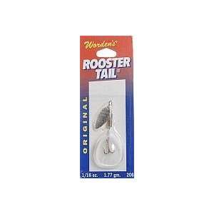  Original Rooster Tails Size 206 (1/16 oz.); Chrome White 