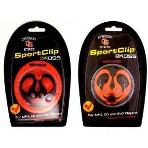  Oregon State Beavers SportClip Headphones with Wind Up 