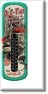 Rivers Edge Nostalgic Tin Thermometer Old Time Outfitters  
