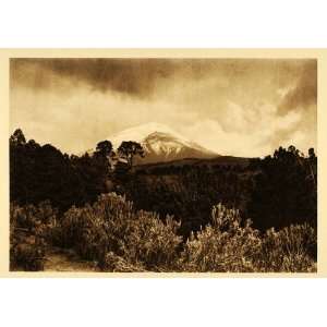  1925 Popocatepetl Popo Peak Mexican Volcano Hugo Brehme 