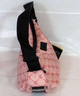 Ralph Lauren Hobo Handbag Pink Logo Exterior Clip Strap  