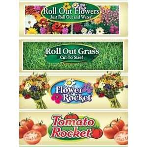  Roll out Flowers, Grass or Tomato Rocket Patio, Lawn 