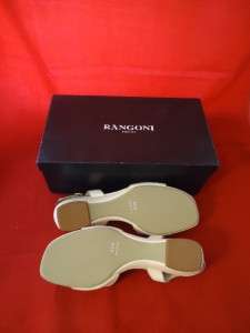 Rangoni desigual Neiva Wedge Sandal Cream 8.5 MSRP$160  