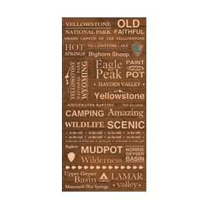   X10.25 Sheet Yellowstone NP ST 103; 6 Items/Order