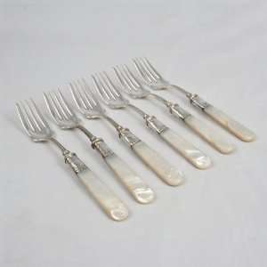    Pearl Handle by 1847 Rogers Salad Forks, Set of 6