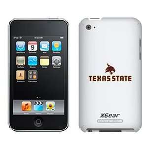  Texas State Bobcat Logo Small on iPod Touch 4G XGear Shell 