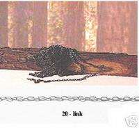 Black Brass Detaling Chain 20 Link / HO,S,On30, O,logging,mining 