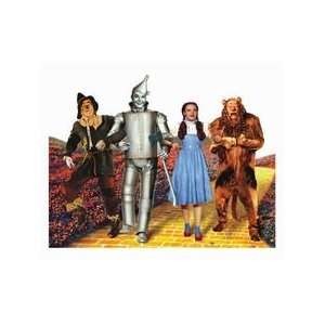   Oz Mini Diecut for Scrapbooking   Four Characters on Yellow Brick Road