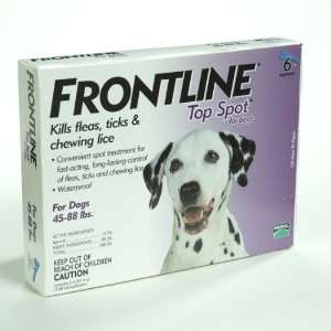  Frontline for Dogs 45 88 lbs, 6 pk