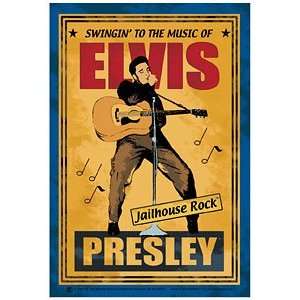  Elvis Presley Jailhouse Rock Metal Sign