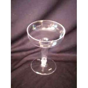  25   2 Pc Party Clear Plastic Champagne Glasses 4 oz 