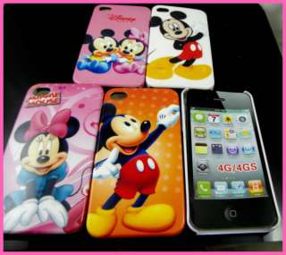 5PCS Mickey Hard Back Cover Case For iPhone 4 4G 4S BM10  