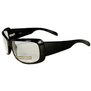   Moto Sunglasses    Clear Lens/ Black Frame