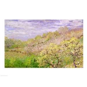  Trees in Blossom   Poster by Claude Monet (24x18)