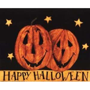  Dan Dipaolo Happy Halloween Pumpkins 8.00 x 10.00 Poster 