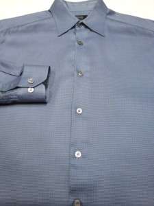 ZANELLA ITALY Taupe Woven Long Sleeve Shirt L  