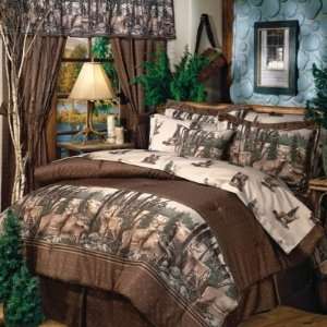   Pc Full Size Deer Bed In Bag Comforter & Sheet Set