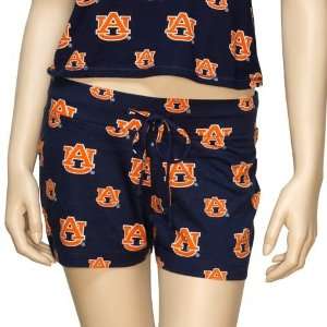    Auburn Tigers Ladies Navy Blue Tandem Shorts