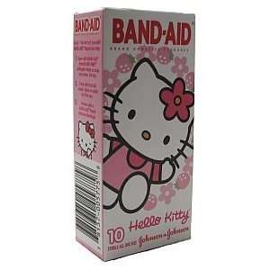 Band Aid Hello Kitty Adhesive Bandage, 10 Pack (case of 12)
