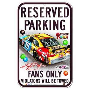 NASCAR Kyle Busch 11 by 17 inch Reserved Parking Sign 