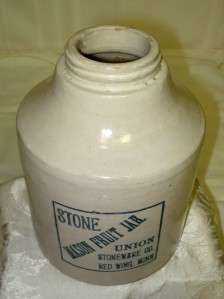  1899 RED WING MASON FRUIT JAR UNION STONEWARE CO., RED WING, MN 2 QT