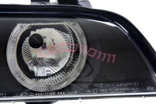 97 00 BMW E39 DUAL ANGEL EYES Projector Headlights PR by DEPO 528 530 