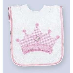  Personalized Pretty Pink Princess Baby Bib