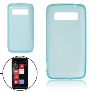  Gino Soft Plastic Case Cover Baby Blue for HTC 7 Trophy 