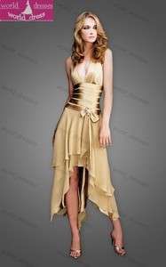   Bridesmaid Formal evening gown Wedding cocktail Ball party Prom dress