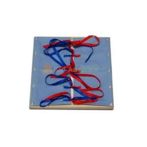  Kid Advance Montessori Ribbon Tying Dressing Frame Toys 