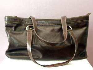  brown leather purse/ handbag  