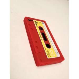  Red/Yellow Silicone Cassette Tape Case / Skin / Cover for 
