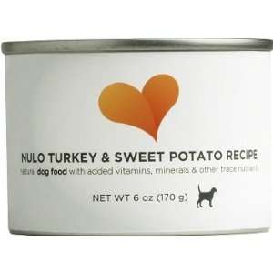  Nulo Turkey & Sweet Potato Recipe for Dogs Case of 12 6oz 