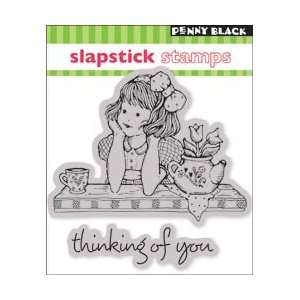  Penny Black Cling Rubber Stamp 4X5 Thinking Of You