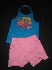 GAP GYMBOREE TODDLER BABY GIRL 4T SHORT SHIRT SPRING SUMMER CLOTHES 