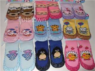 Baby Toddler Sock Slippers 9 Designs 6 9 mths 9 12 mths