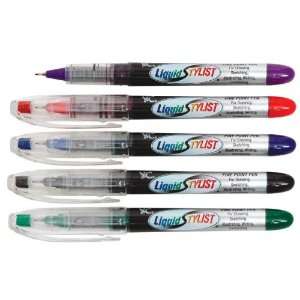  Yasutomo Y and C Liquid Stylist Fine Point Pens   Set of 8 