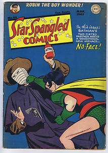 Star Spangled Comics #66 DC Pub 1947 Batman Cameo  