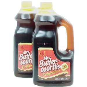 Mrs. Butterworths original syrup, Thick n Rich, bi pack 128 fl oz 
