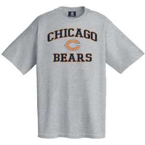  Chicago Bears Heart & Soul NFL Grey T Shirt Sports 