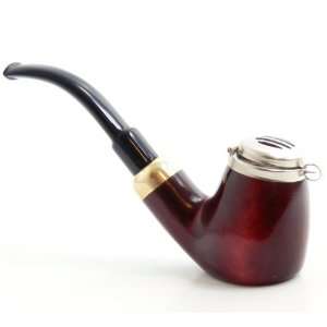 Mr. Brog Tobacco Pipe   No 21 Old Army   Pear Wood Root   With Wind 