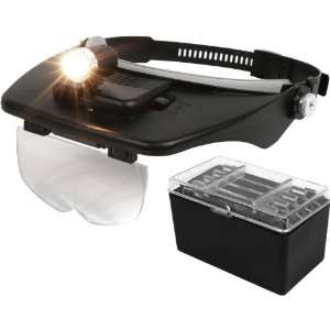   ToolsT Magnifying Head Visor w/ Adjustable Light